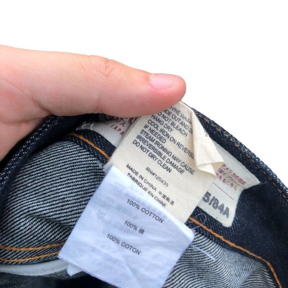 Vintage Evisu Japanese Selvedge Denim Jeans Size 34 - Picture 4 of 13